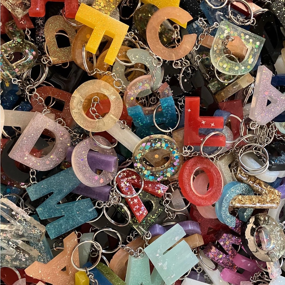 Huge Initial Keychain Destash 10/$30